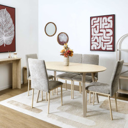 TABLE EXTENSIBLE 6 A 8 PERS TERRA NOVA