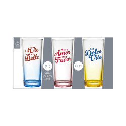 VERRE COLORE DOLCE VITA X3 22CL