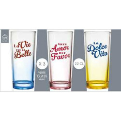 VERRE COLORE DOLCE VITA X3 22CL