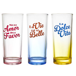 VERRE COLORE DOLCE VITA X3 22CL