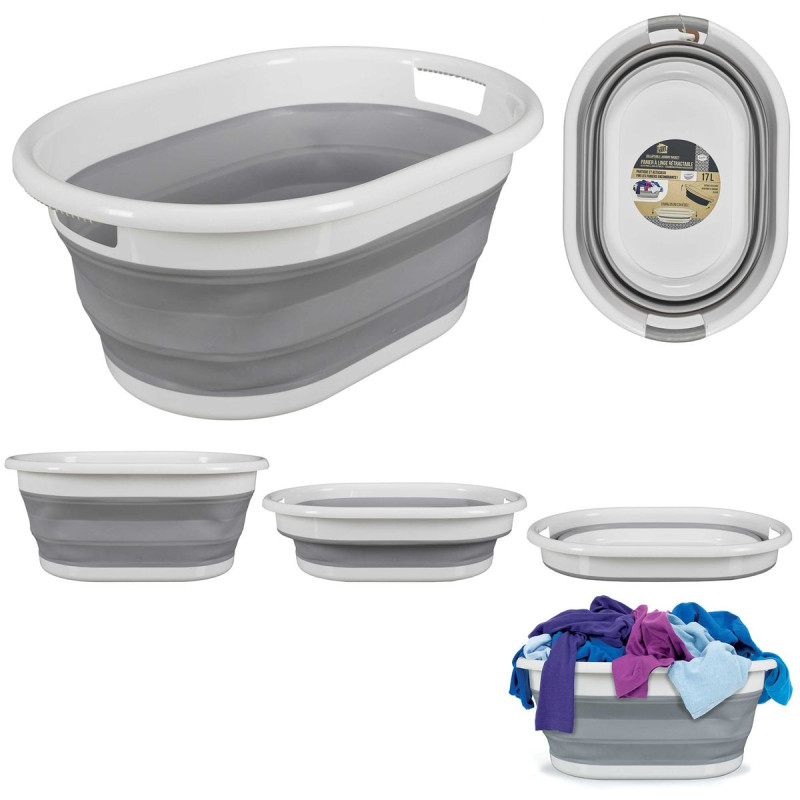 PANIER A LINGE RETRACTABLE 17L