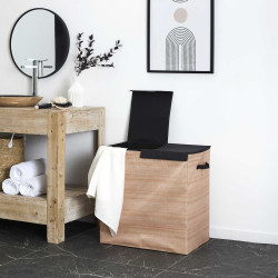 PANIER A LINGE DOUBLE 58X35X58CM