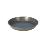 SOUCOUPE D40CM GRIS PAILLETE