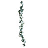 Guirlande Roses et Eucalyptus Vert BLANC