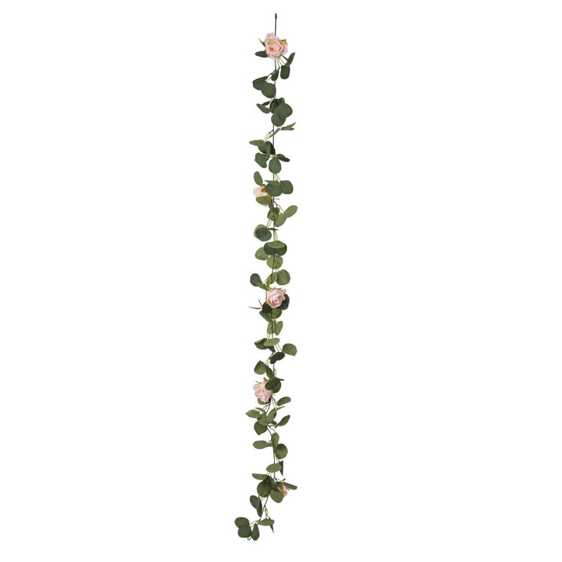 Guirlande Roses et Eucalyptus Vert ROSE