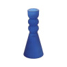 Bougeoir Noah Verre Opaque Mat Indigo Ø6
