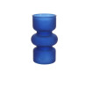 Vase Gabriel Verre Givré Indigo Ø10x18cm