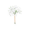 10 Branches de 6 Fleurs Blanches sur Tig