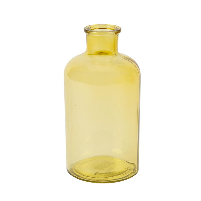 Vase Jules Verre Jaune Ø8,3x16cm - 500ml