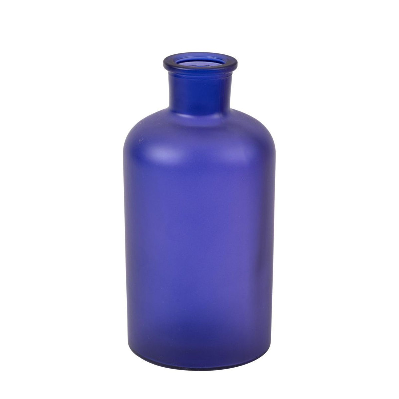 Vase Jules Verre Bleu Roi Ø8,3x16cm - 50