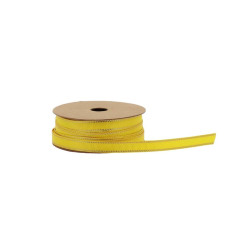 Ruban Tissu Citron et Liseré Or 1cmx5m