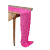 Chemin de Table Cheesecloth Framboise 90