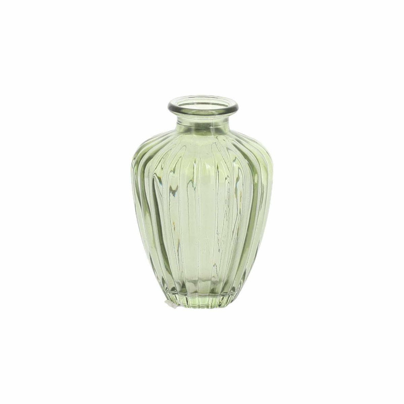 Vase Jeanne Verre Vert Sauge Ø7,5x10,5cm