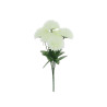Bouquet de 6 Dahlias et Feuillage Blanc