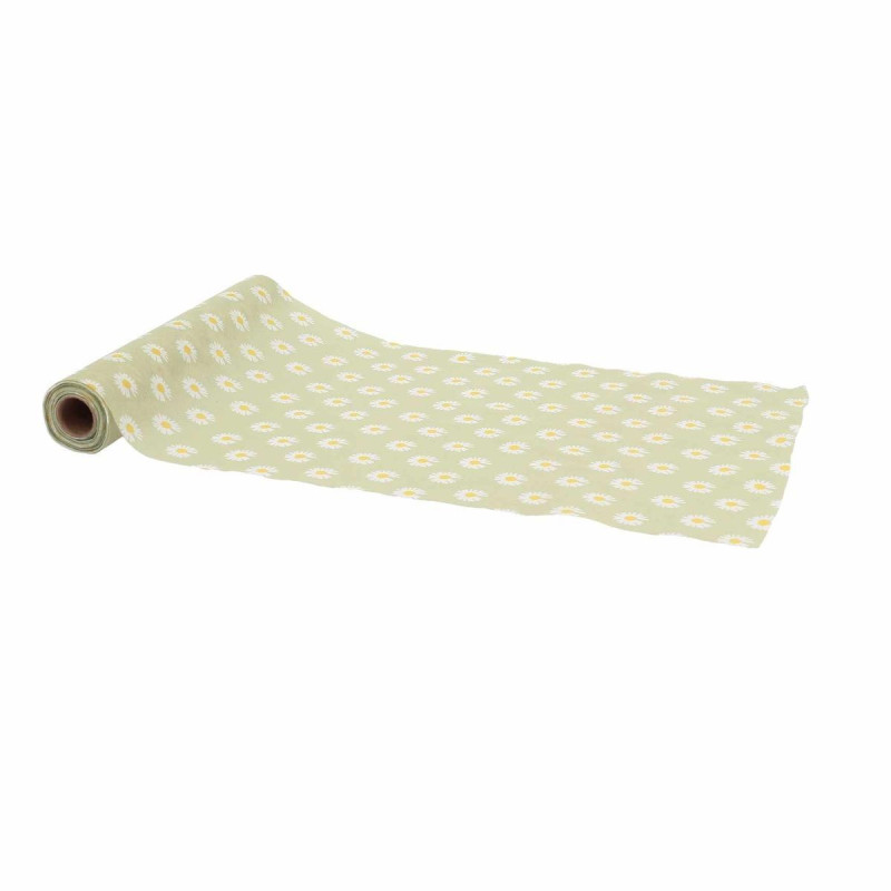 Chemin de Table Pâquerette Intissé Vert