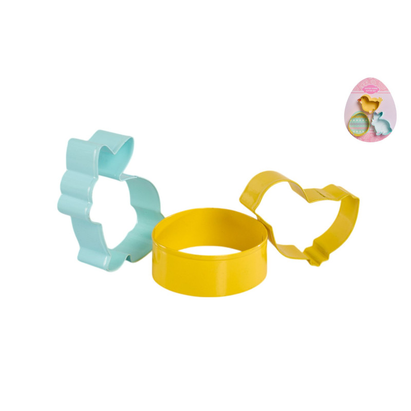 Set de 3 emporte pièces Pâques