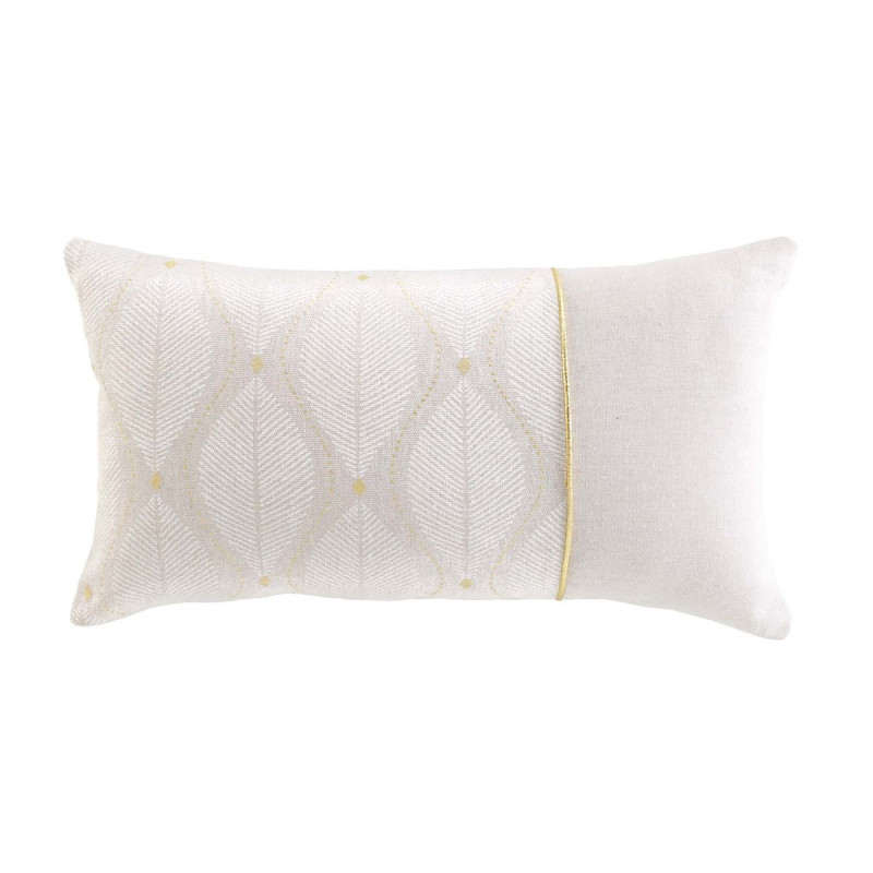 COUSSIN MAHO BLANC 30x50CM POLYCOTON IMP