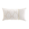 COUSSIN MAHO BLANC 30x50CM POLYCOTON IMP