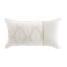 COUSSIN MAHO BLANC 30x50CM POLYCOTON IMP