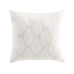 COUSSIN MAHO BLANC 45x45CM POLYCOTON IMP