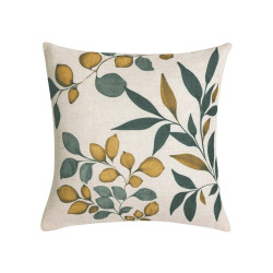 COUSSIN ILONA 45x45CM POLYESTER/LIN IMPR