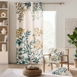 COUSSIN ILONA 45x45CM POLYESTER/LIN IMPR