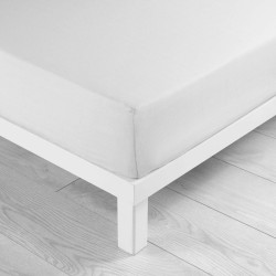 DRAP HOUSSE OSCAR BLANC MICROF 140x190CM
