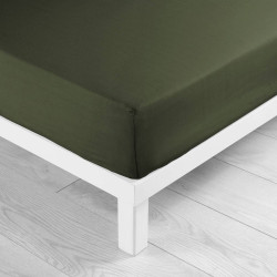 DRAP HOUSSE OSCAR KAKI MICROF 140x190CM