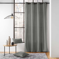 HOUSSE COUSSIN TWILY GRIS 40x40CM COTON/