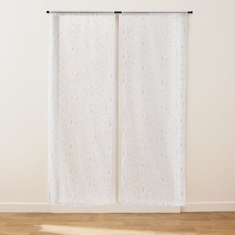 PAIRE DROITE ANGELINE 2x70x200CM VOILE S