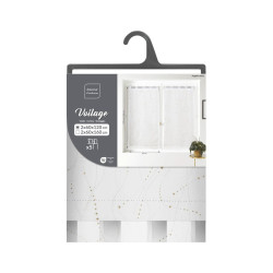 PAIRE DROITE ANGELINE 2x60x120CM VOILE S
