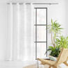 VOILE LOULAINE BLANC 140x240CM EFFET LAI