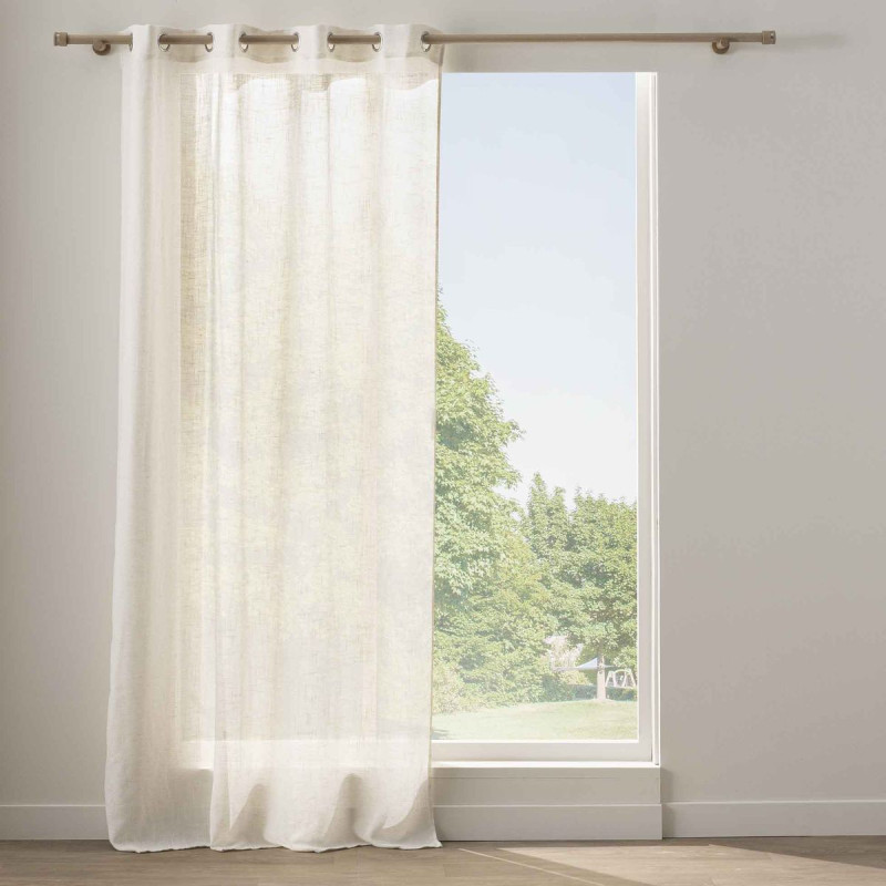 VOILE YOKO NATUREL 140x240CM EFFET LIN T