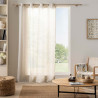 VOILE YOKO NATUREL 140x240CM EFFET LIN T