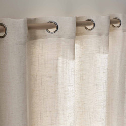 VOILE YOKO NATUREL 140x240CM EFFET LIN T