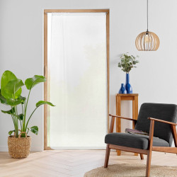 VOILE LISSEA BLANC 90x200CM VOILE SABLE