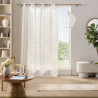 VOILE CHENILLE ZAHO BLANC 140x260CM VOIL