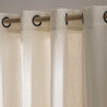 VOILE RAYE SANYA 140x260CM EFFET LIN TIS