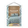 PARURE MORGANE BLEU 2 PERS 240x220CM IMP