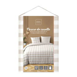 PARURE VICTOIRE NATUREL 2 PERS 240x220CM