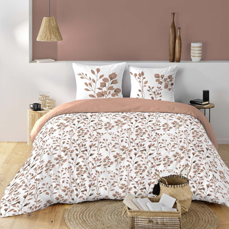 PARURE MAIWEN MOCHA 2 PERS 240x220CM IMP