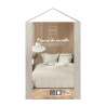 PARURE AZURA 2 PERS 240x220CM MICROFIBRE