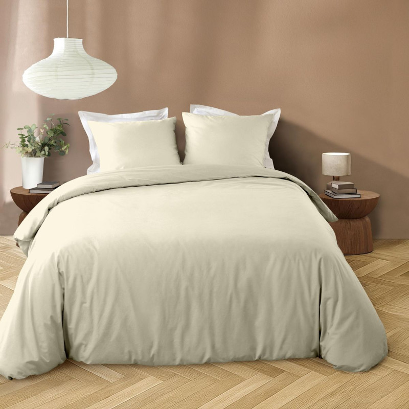 PARURE LIAM IVOIRE 2 PERS 240x220CM MICR