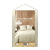 PARURE LIAM IVOIRE 2 PERS 240x220CM MICR