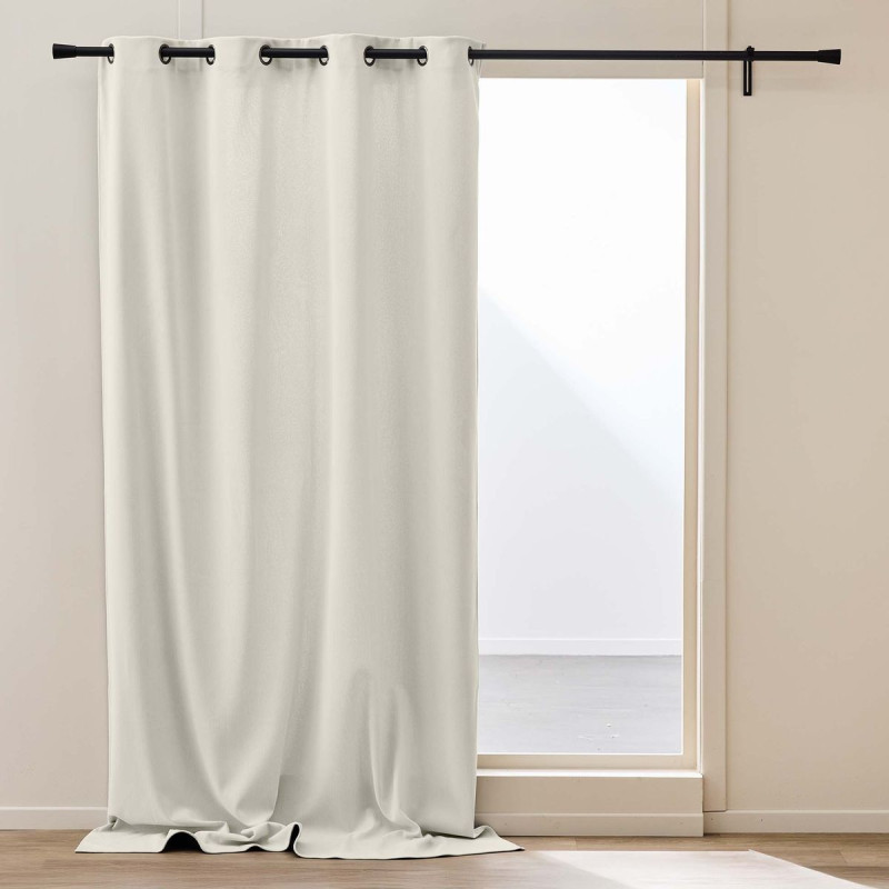 RIDEAU MADISON NATUREL 140x260CM VELOURS