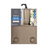 RIDEAU MADISON NOISETTE 140x260CM VELOUR