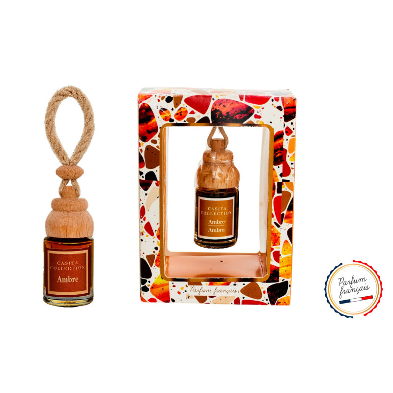 Mini Diffuseur de Parfum à Suspendre - Ambre - 7 ml Mini Diffuseur de Parfum à Suspendre - Ambre - 7 ml