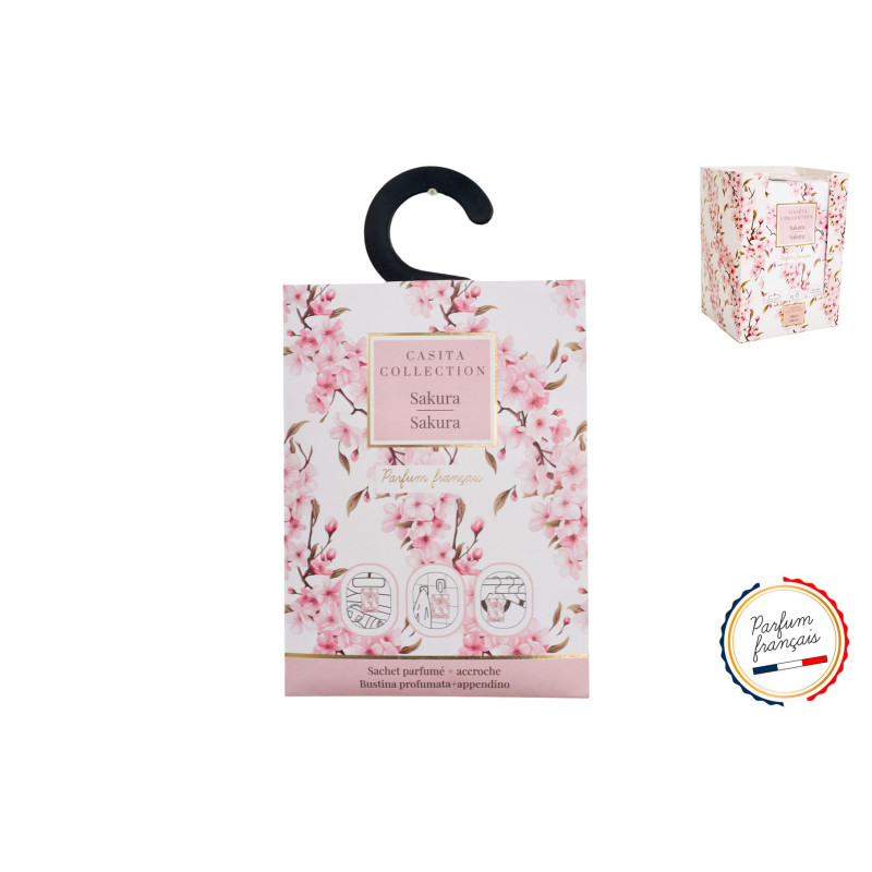 Sachet Parfumé + Accroche - Sakura - 20 gr Sachet Parfumé + Accroche - Sakura - 20 gr