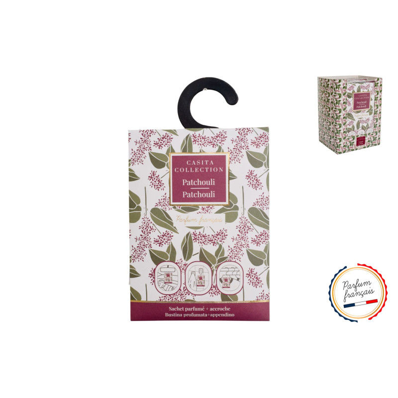 Sachet Parfumé + Accroche - Patchouli - 20 gr Sachet Parfumé + Accroche - Patchouli - 20 gr