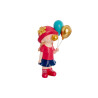 Déco à poser fille chewing gum ballons